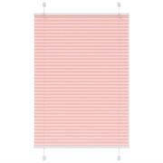 vidaXL Plisserad persienn rosa 100x150 cm tyg bredd 99,4 cm polyester