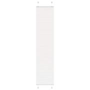 vidaXL Plisserad persienn vit 50x200cm tyg bredd 49,4cm polyester