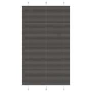 vidaXL Plisserad persienn svart 120x200 cm tyg bredd 119,4cm polyester