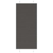 vidaXL Plisserad persienn svart 95x200 cm tyg bredd 94,4 cm polyester