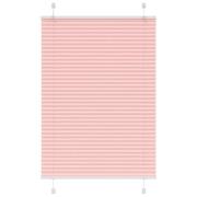 vidaXL Plisserad persienn rosa 95x150 cm tyg bredd 94,4 cm polyester