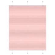 vidaXL Plisserad persienn rosa 110x100 cm tyg bredd 109,4cm polyester