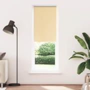 vidaXL Rullgardin mörkläggningsbeige 65x230 cm tyg bredd 60,7 cm