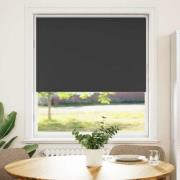 vidaXL Rullgardin mörkläggning svart 100x130 cm tyg bredd 95,7 cm