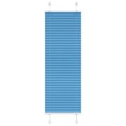 vidaXL Plisserad persienn blå 40x150 cm tyg bredd 39,4cm polyester
