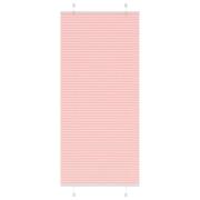 vidaXL Plisserad persienn rosa 90x200 cm tyg bredd 89,4 cm polyester
