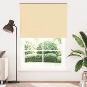 vidaXL Rullgardin mörkläggningsbeige 155x230 cm tyg bredd 151,6 cm