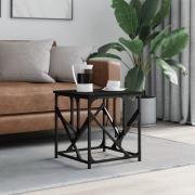 vidaXL Soffbord svart 45x45x47,5 cm konstruerat trä