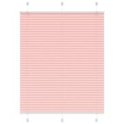 vidaXL Plisserad persienn rosa 105x100 cm tyg bredd 104,4cm polyester