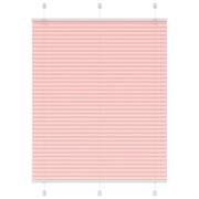 vidaXL Plisserad persienn rosa 105x150 cm tyg bredd 104,4cm polyester