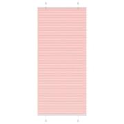 vidaXL Plisserad persienn rosa 95x200 cm tyg bredd 94,4 cm polyester