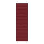 vidaXL Plisserad persienn Bordeaux röd 55x200 cm tyg bredd 54,4 cm