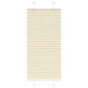 vidaXL Plisserad persienn cremefärgad 55x150cm tyg bredd 54,4cm