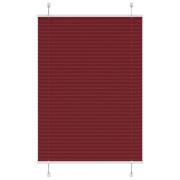 vidaXL Plisserad persienn Bordeaux röd 90x150 cm tyg bredd 89,4 cm