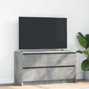 vidaXL TV-bänk betonggrå 100x35x54 cm konstruerat trä