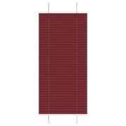 vidaXL Plisserad persienn Bordeaux röd 65x100cm tyg bredd 64,4cm