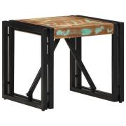 vidaXL Soffbord flerfärgat 40x40x35 cm massivt trä återvunnet