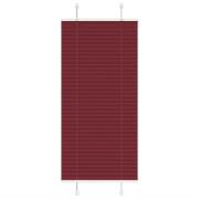 vidaXL Plisserad persienn Bordeaux röd 55x100cm tyg bredd 54,4cm