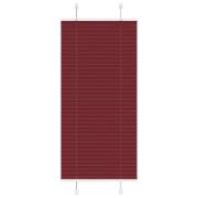 vidaXL Plisserad persienn Bordeaux röd 65x150 cm tyg bredd 64,4 cm