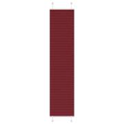 vidaXL Plisserad persienn Bordeaux röd 50x200 cm tyg bredd 49,4 cm