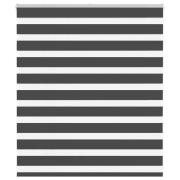 vidaXL Zebra rullgardin svart 135x100 cm tyg bredd 130,9 cm polyester