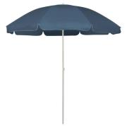 vidaXL Strandparasoll blå 240 cm