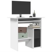 vidaXL Skrivbord vit 80x45x74 cm konstruerat trä