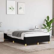 vidaXL sängram utan madrass svart 120x190 cm tyg