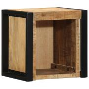 vidaXL Sängbord 40x35x40 cm massivt grovt trä mango