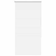 vidaXL Rullgardin mörkläggningsgardin vit 70x175 cm tyg bredd 65,7 cm