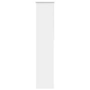 vidaXL Rullgardin mörkläggning vit 45x230 cm tyg bredd 40,7 cm