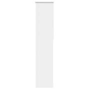 vidaXL Rullgardin mörkläggning vit 55x210 cm tyg bredd 50,7 cm