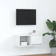 vidaXL TV-bänk vit 60x31x25,5 cm konstruerat trä