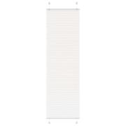 vidaXL Plisserad persienn vit 55x200cm tyg bredd 54,4cm polyester