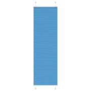 vidaXL Plisserad persienn blå 60x200cm tyg bredd 59,4cm polyester