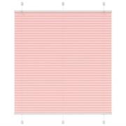 vidaXL Plisserad persienn rosa 115x100 cm tyg bredd 114,4cm polyester