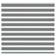 vidaXL Rullgardin zebra mörkgrå 165x150 cm tyg bredd 160,9cm polyester