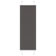 vidaXL Plisserad persienn svart 40x100cm tyg bredd 39,4cm polyester