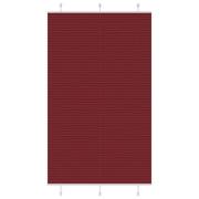 vidaXL Plisserad persienn Bordeaux röd 115x200 cm tyg bredd 114,4 cm