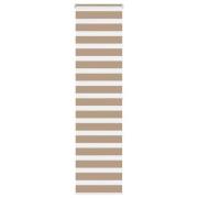 vidaXL Rullgardin zebra 55x200 cm tyg bredd 50,9 cm polyester
