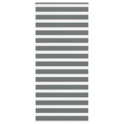 vidaXL Rullgardin zebra mörkgrå 100x230 cm tyg bredd 95,9 cm polyester