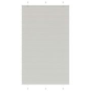 vidaXL Plisserad persienn ljusgrå 115x200 cm tyg bredd 114,4cm