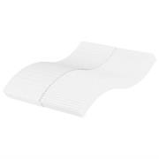 vidaXL Skummadrass vit 120x210 cm hårdhet H2 H3