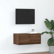 vidaXL TV-bänk brun ek 60x31x25,5 cm konstruerat trä