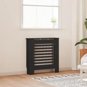 vidaXL Elementskydd MDF svart 78 cm