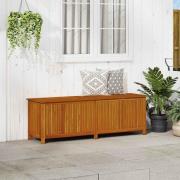 vidaXL Dynbox 175x50x58 cm massivt akaciaträ