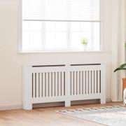 vidaXL Elementskydd vit MDF 172 cm