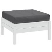 vidaXL Palldyna melerad antracit 60x60x9,5 cm tyg
