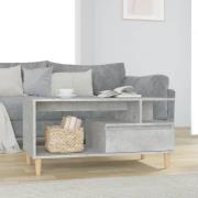 vidaXL Soffbord betonggrå 90x49x45 cm konstruerat trä