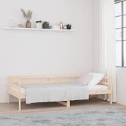 vidaXL Dagbädd utan madrass 80x200 cm massiv furu